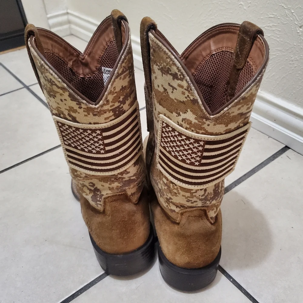Ariat men's 9.5EE sport patriot western boot. - Picture 4 of 4